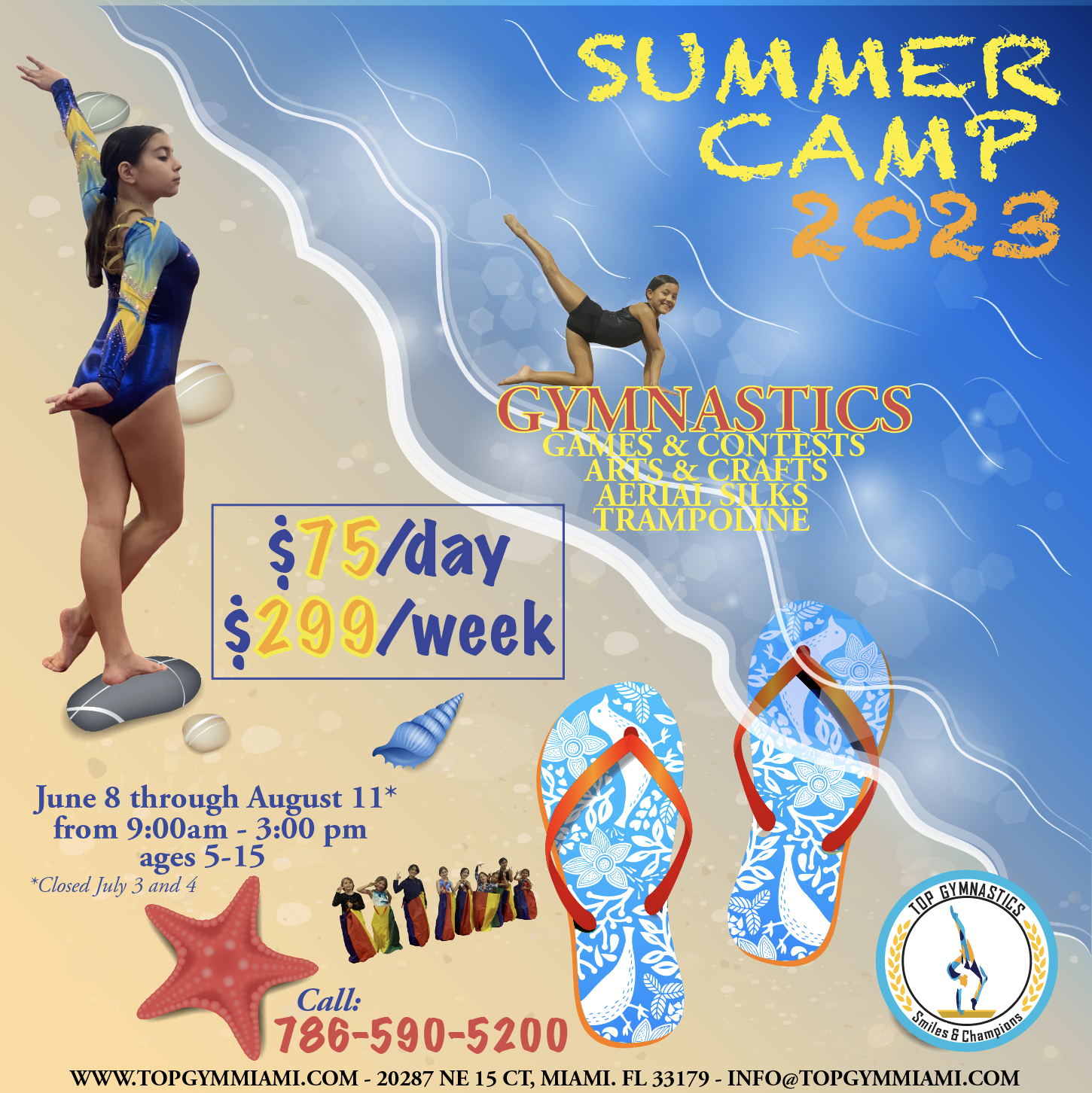 Summer Day Camps – Performance Gymnastics Academy